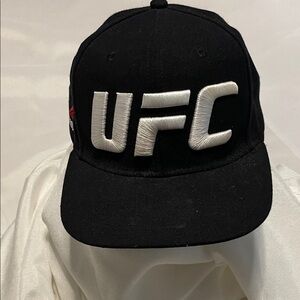 UFC Black and White Logo Cap